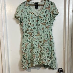 Hot Topic Harry Potter Creatures Print Dress